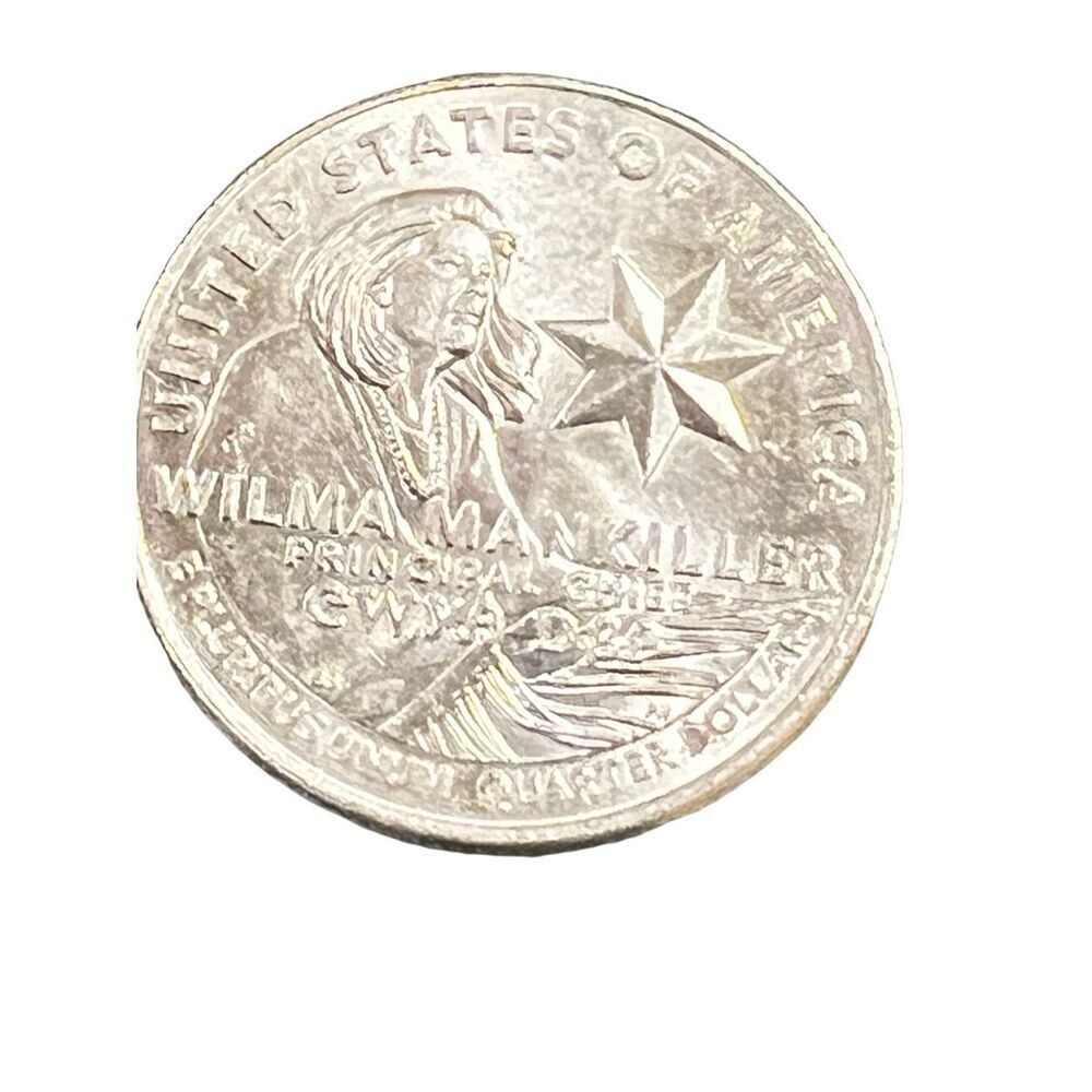 2022 P Wilma Mankiller US Quarter. First Female Cherokee Chief